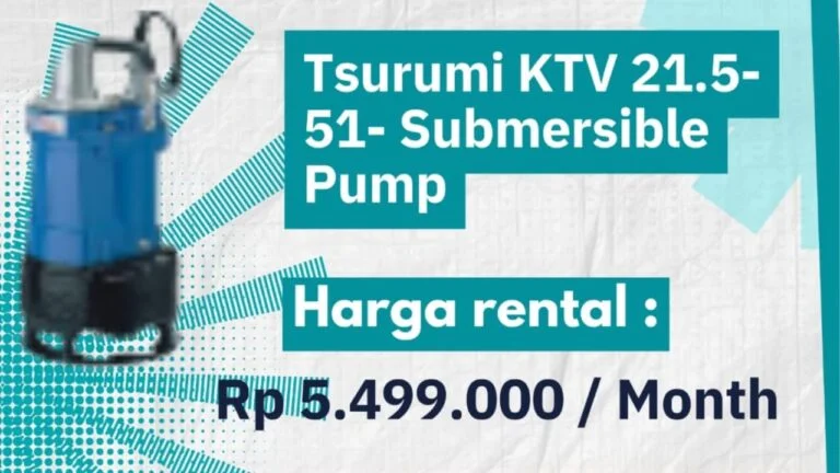 Tsurumi KTV 21.5-51 β Submersible Pump