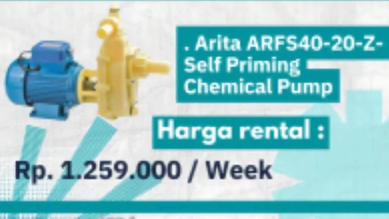 Arita ARFS40-20-Z β Self Priming Chemical Pump